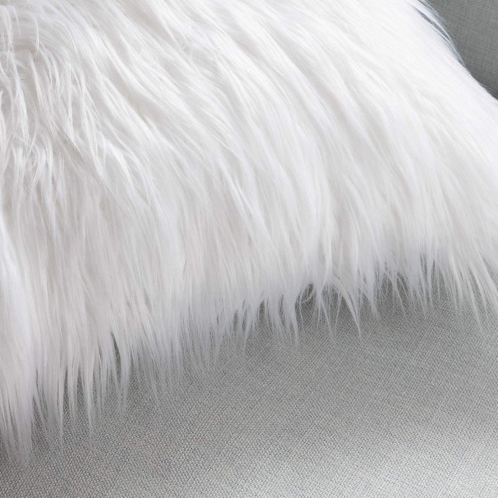Set 2 Decorative Faux Fur Throw Pillow Case - Picture 3 of 16